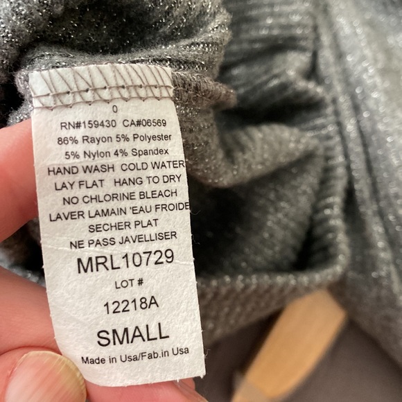 Elan Off Shoulder Ribbed Sweater - Picture 12 of 13